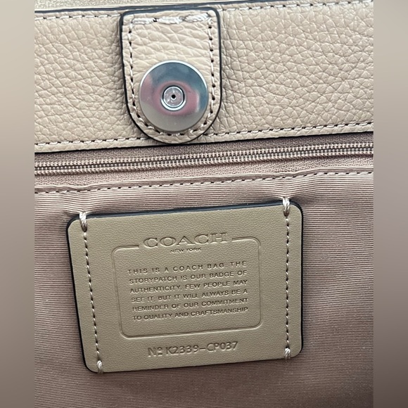 Coach handbag CP037 THEA TOTE Chalk - Picture 3 of 16